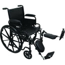 ProBasics K1 Lightweight Wheelchair with Elevating Leg Rests, flip-back detachable arms