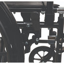 ProBasics K1 Lightweight Wheelchair with Flip Back Detachable Arms and Elevating leg Rests, 20 x 16 Inches Seat