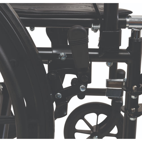 ProBasics K1 Lightweight Wheelchair 20 x16 Inches Seat Flip Back Detachable Arms And Elevating Leg Rests