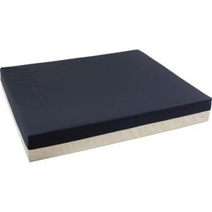 Roscoe Medical Bariatric Foam Wheelchair Cushion, Navy/Gray