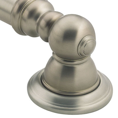 Moen Kingsley Brushed Nickel Grab Bar with ADA Compliant, 1.25 (D) x 18 (L) Inches