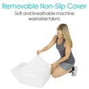 Vive Health 45 Degree Leg Rest Pillow, Gel-Infused Foam