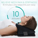 Vive Health Cervical Traction Wedge Pillow With Removable Cushion for Neck and Spine Support