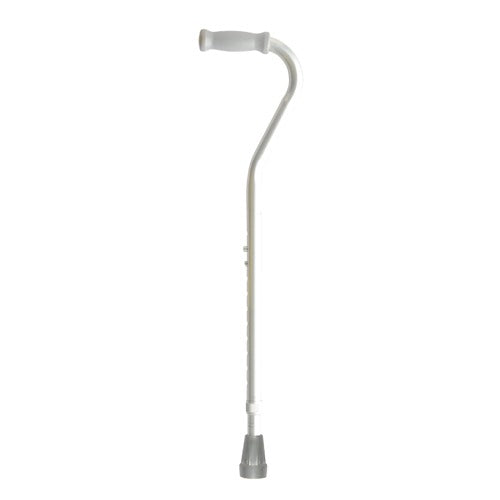 Alex Orthopedic Bariatric Walking Cane with Steel Frame and Foam Handle, Silver