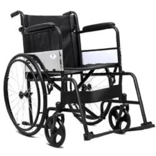 24 inch Folding Foldable Backrest Transport Wheelchair