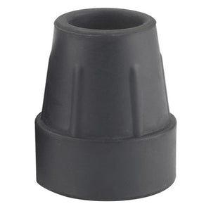 Drive Medical Cane Tip, 1 inch Diameter, Black, Pack of 2