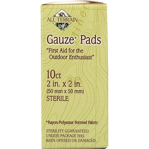 All Terrain Gauze Pads Latex Free - 10 Pads