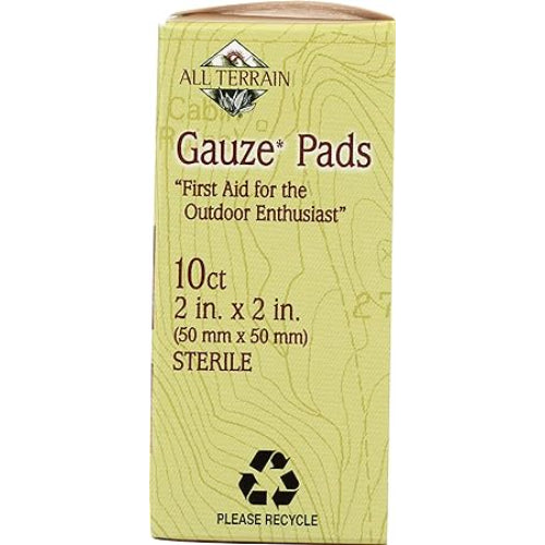 All Terrain Gauze Pads Latex Free - 10 Pads