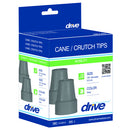 Drive Medical replacement gray tips for cane or crutch 7/8 inch diameter, Moovkart.