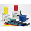 Thera-Band Latex-Free Bandage, 25 Yard Roll in Yellow, 4 inches wide for resistance training and rehab exercises, Moovkart