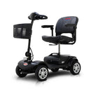 Homecare Four Wheel Foldable Electric Mobility Scooter with LED Lights and Adjustable Seat
