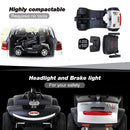 Homecare Four Wheel Foldable Electric Mobility Scooter with LED Lights and Adjustable Seat