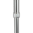 BlueJay Offset Handle Cane with Soft Foam Grip and Wrist Strap, Silver