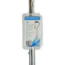 BlueJay Offset Handle Cane with Soft Foam Grip and Wrist Strap, Silver