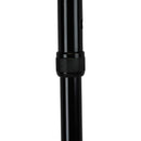 Blue Jay Offset Handle Cane with Soft Foam Grip, Black with Strap