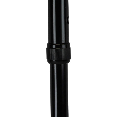 Blue Jay Offset Handle Cane with Soft Foam Grip, Black with Strap