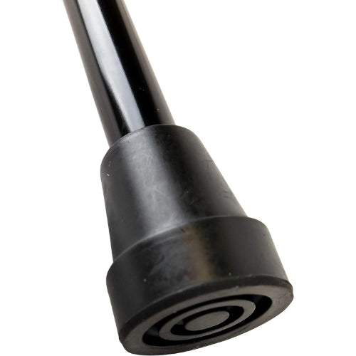 Blue Jay Offset Handle Cane with Soft Foam Grip, Black with Strap