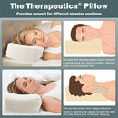 Therapeutica Cervical Sleeping Pillow Large With Washable Zippered Cover For Comfortable Sleep