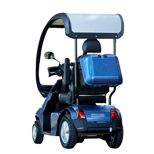 Afikim Afiscooter S4 Touring All-Terrain, 4 Wheel Electric Mobility Scooter, with Canopy