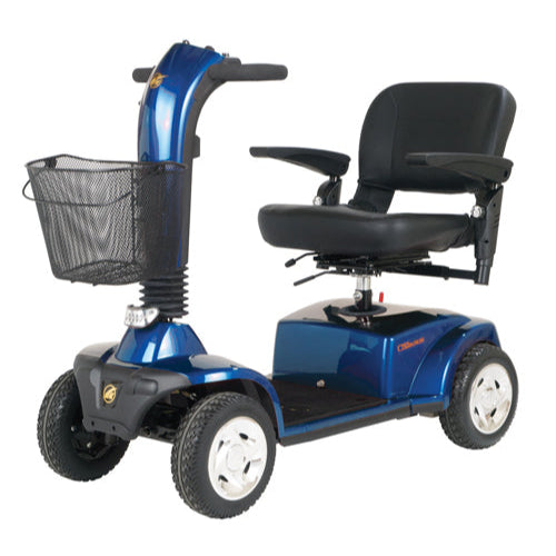 Companion II 4-Wheel Electric Scooter Arctic Blue Full-Size
