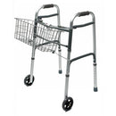 Durable Graham-Field Walker Basket holding personal essentials on a walker, Moovkart
