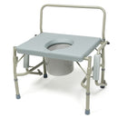 Graham-Field Lumex 3-in-1 Commode with removable backbar, pail, and cover for versatile use, Moovkart