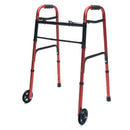 Graham-Field aluminum walker with 5-Inch front wheels and glide tips for smooth movement, Moovkart