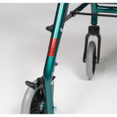 Graham-Field Lumex Walkabout Lite Four Wheel Rollator with Padded Seat, Folding Aluminum, 6 Inch Wheels