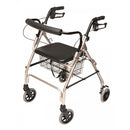 Lumex Walkabout Lite Rollator with basket and 6-inch wheels for stable, convenient mobility, Moovkart