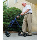 Graham-Field Lumex Set n Go Height Adjustable Rollator with Padded Seat and Loop Brakes