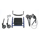 Graham-Field Lumex Set n Go Height Adjustable Rollator with Padded Seat and Loop Brakes
