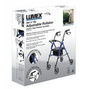Graham-Field Lumex Set n Go Height Adjustable Rollator with Padded Seat and Loop Brakes