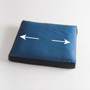 Meridian Gel Cushion 18 x 16 x 3 Inches with Channeled Gel Bladder, Foam Core and Straps