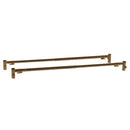 Drive Medical Universal Crossbar for Bed Rails in brown vein finish, enhancing stability and support for standard bed rails, Moovkart
