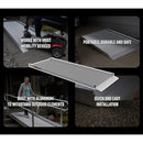 EZ-Access Gateway Solid Surface Portable 3G Ramp Aluminum, Slip-Resistant, 850 lbs Capacity