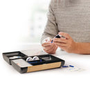 North American Health and Wellness Diabetic Storage Organizer Hard Shell Case with Compartments