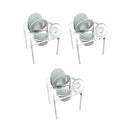 Vive Health Folding Commode, 7.5 Quarts Pail With Lid