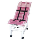MJM International Reclining Bath Shower Chair, dual base casters, head support, large size. Moovkart