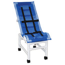 MJM International Reclining Bath/Shower Chair with Base and Casters, Extra Large