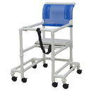 MJM International Adjustable Walker with Anti-Tip Outriggers, 18 inch Width