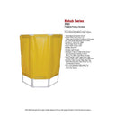 MJM International Portable Privacy Screen, 3-panel with each panel 21.25 (W) x 51 (H) inches, lightweight and durable.
