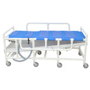 MJM International Shower Gurney with Canvas Drain Pan, Duo Sling, Elevating Headrest and Side Rails
