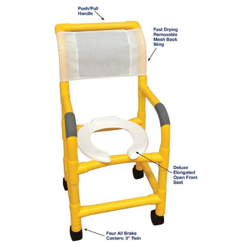 MJM International Shower Chair for Pediatric and Small Adult, 15 Inches