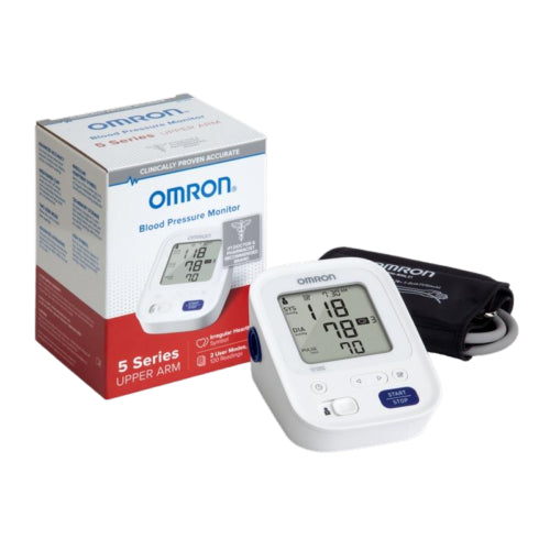 Omron 5 Series BP7200 Digital Upper Arm Blood Pressure Monitor With D-Ring Cuff