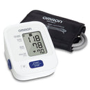OMRON 3 Series Upper Arm Blood Pressure Monitor with cuff, accurate and comfortable monitoring, large LCD display, Irregular heartbeat detection, Moovkart