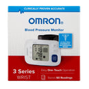 Omron 3 Series Wrist Blood Pressure Monitor with High Icon and UltraSilent Inflation, 60 Reading Memory