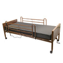 Proactive Medical semi-electric bed with half rails and Protekt 100 foam mattress for improved patient comfort. Moovkart