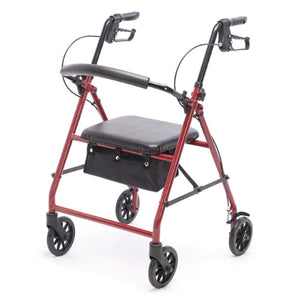 Proactive Medical Protekt Steel Rollator, 6-inch Wheels, 350 Lbs