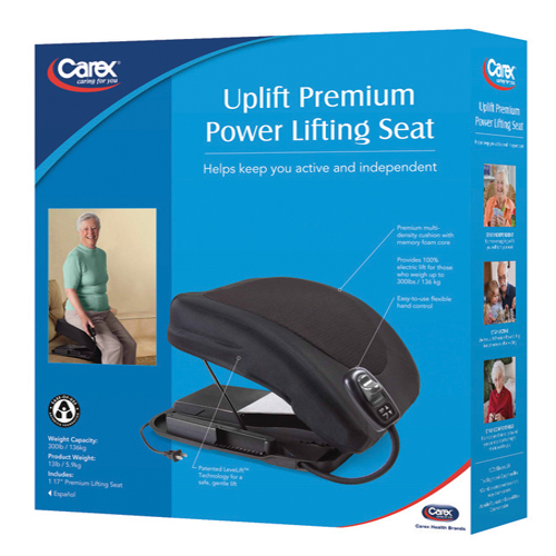 Carex Uplift Premium Power Seat with Memory Foam Cushion