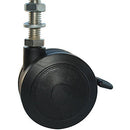 MJM International Locking Casters with Rust-Resistant, Non-Marking Tread, Moovkart